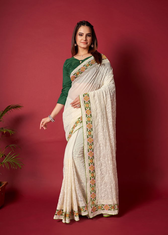 Rasmalai Colors Party Wear Sarees Catalog
